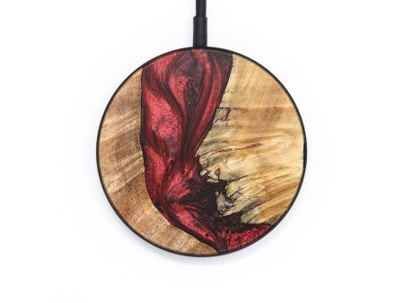 Circle Wood+Resin Wireless Charger - Giovanni (Red, 665676) Fashion