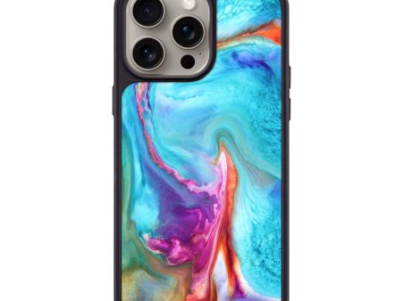 iPhone 15 Pro Max Wood+Resin Phone Case - Deneen (Watercolor, 662109) Hot on Sale