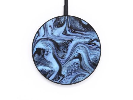 Circle Wood+Resin Wireless Charger - Clint (Blue, 664365) Supply