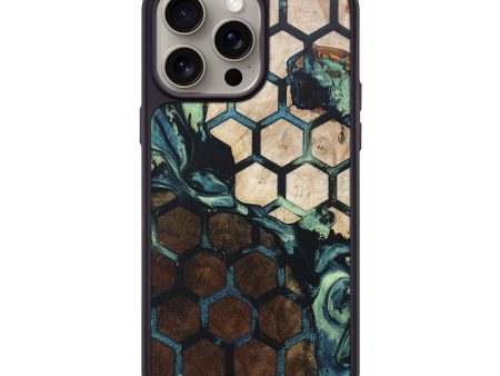 iPhone 15 Pro Max Wood+Resin Phone Case - Israel (Pattern, 666218) Discount