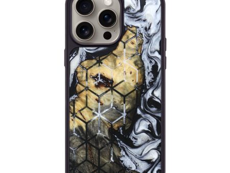 iPhone 15 Pro Max Wood+Resin Phone Case - Gabriella (Pattern, 662755) Cheap