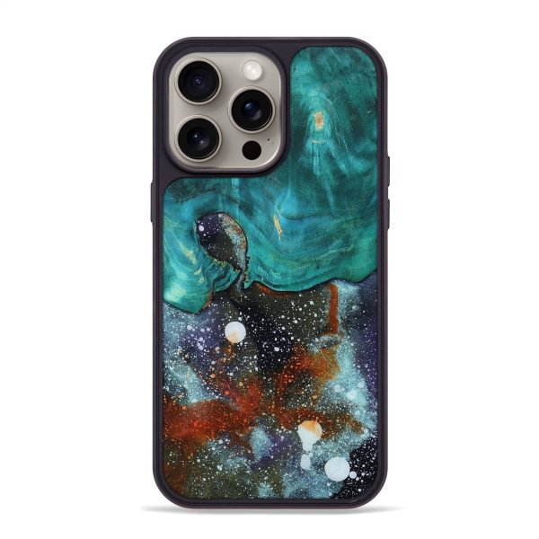 iPhone 15 Pro Max Wood+Resin Phone Case - Ayden (Cosmos, 662030) Supply