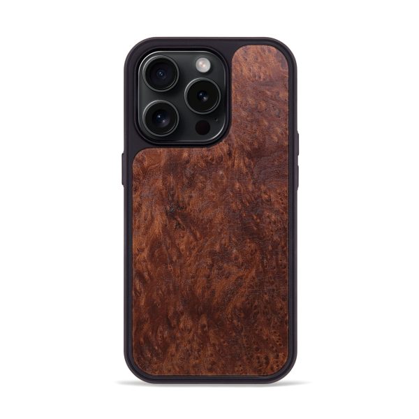 iPhone 15 Pro Burl Wood Phone Case - Jacqueline (Wood Burl, 662323) Fashion