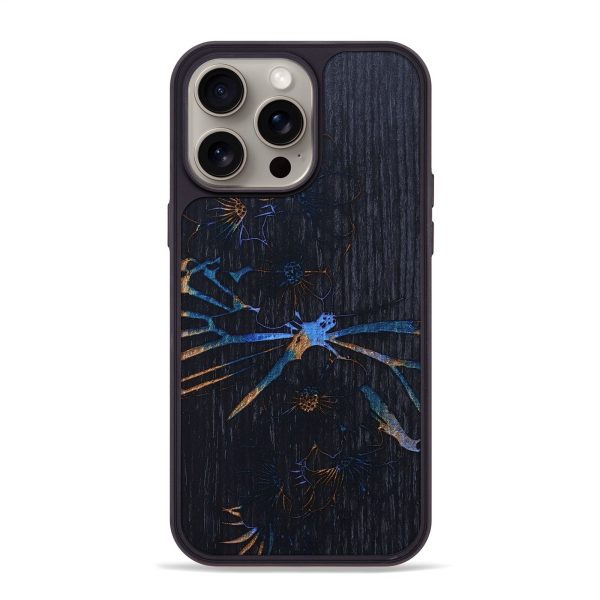 iPhone 15 Pro Max Wood+Resin Phone Case - Lindsey (Pattern, 661706) For Sale