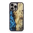 iPhone 15 Pro Max Wood+Resin Phone Case - Finn (Blue, 666159) Discount