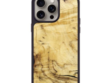 iPhone 15 Pro Max Wood+Resin Phone Case - Enrique (Wood Burl, 661668) Cheap