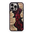 iPhone 15 Pro Max Wood+Resin Phone Case - Marisol (Red, 663675) Hot on Sale