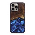 iPhone 15 Pro Max Wood+Resin Phone Case - Madeline (Blue, 664015) Online Hot Sale