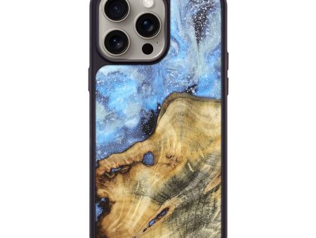 iPhone 15 Pro Max Wood+Resin Phone Case - Marla (Cosmos, 666013) Online Hot Sale