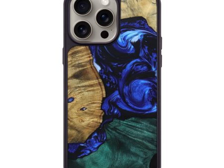 iPhone 15 Pro Max Wood+Resin Phone Case - Elyse (Mosaic, 661081) Discount