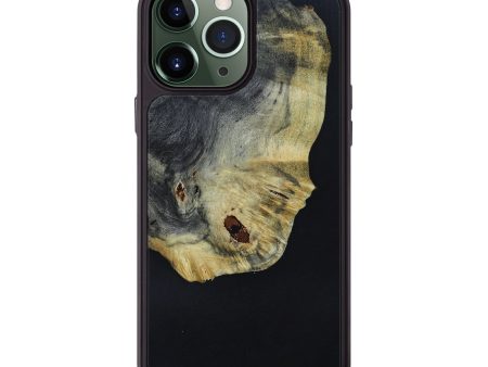 iPhone 13 Pro Max Wood+Resin Phone Case - Cleo (Pure Black, 664192) Online