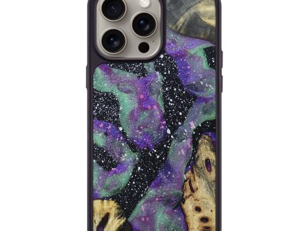 iPhone 15 Pro Max Wood+Resin Phone Case - Lilith (Cosmos, 663775) For Cheap