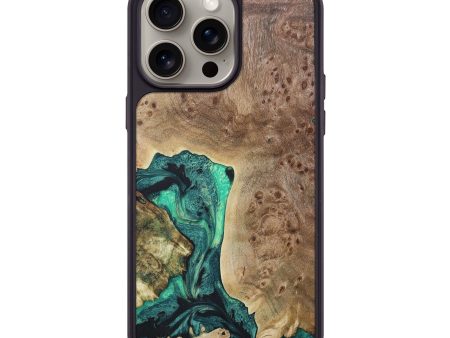 iPhone 15 Pro Max Wood+Resin Phone Case - Madison (Mosaic, 664870) Cheap