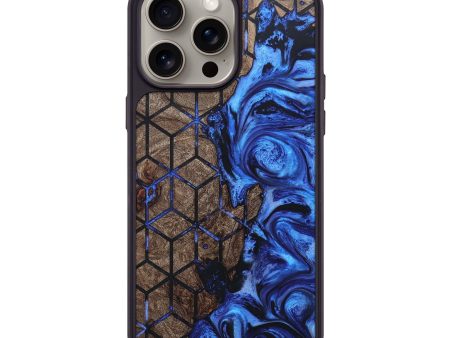 iPhone 15 Pro Max Wood+Resin Phone Case - Daxton (Pattern, 662646) Online Sale