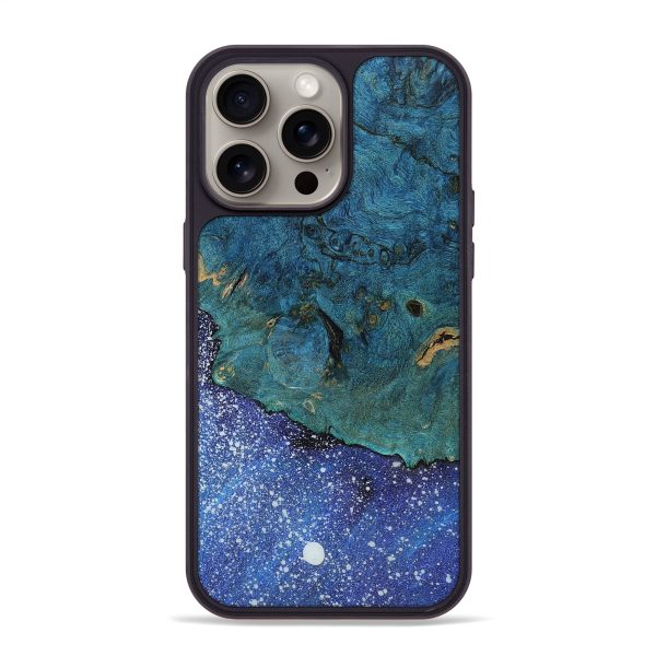 iPhone 15 Pro Max Wood+Resin Phone Case - Devon (Cosmos, 661616) Discount