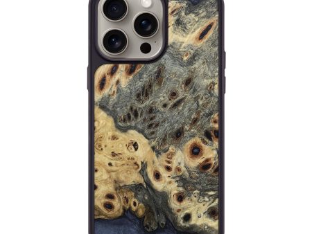 iPhone 15 Pro Max Wood+Resin Phone Case - Pedro (Wood Burl, 664899) Online Sale