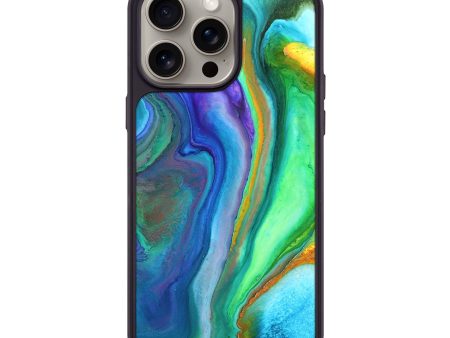 iPhone 15 Pro Max Wood+Resin Phone Case - Moises (Watercolor, 662084) Cheap