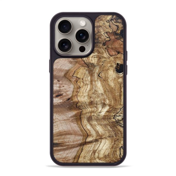 iPhone 15 Pro Max Burl Wood Phone Case - Erik (Wood Burl, 662728) Hot on Sale