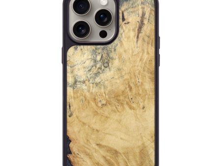 iPhone 15 Pro Max Wood+Resin Phone Case - Carl (Wood Burl, 665769) Sale