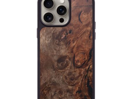 iPhone 15 Pro Max Wood+Resin Phone Case - Charlotte (Wood Burl, 665766) Discount