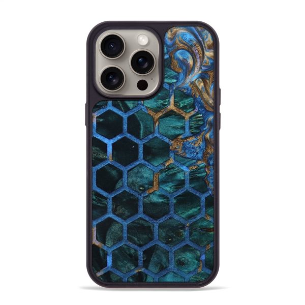 iPhone 15 Pro Max Wood+Resin Phone Case - Felicity (Pattern, 663509) Online