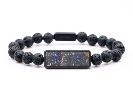 Lava Bead ResinArt Bracelet - Juniper (Cosmos, 664448) Online Sale