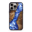 iPhone 15 Pro Max Wood+Resin Phone Case - Callie (Blue, 663632) Supply