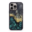 iPhone 15 Pro Max Wood+Resin Phone Case - Krystal (Green, 665225) on Sale