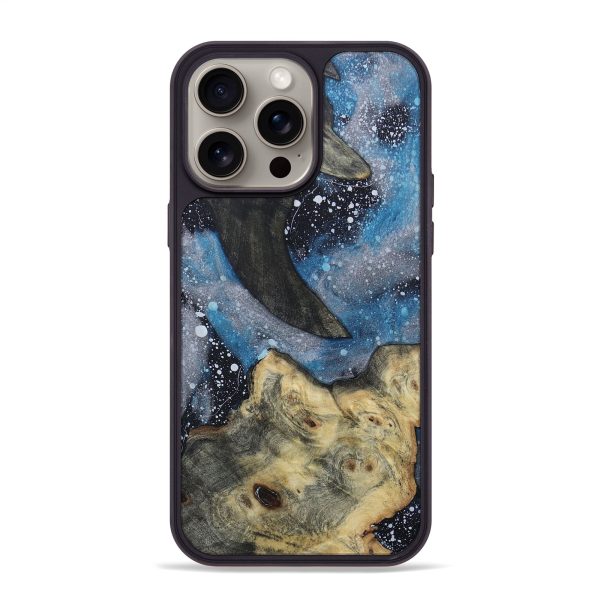 iPhone 15 Pro Max Wood+Resin Phone Case - Connor (Cosmos, 666093) on Sale