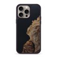 iPhone 15 Pro Max Wood+Resin Phone Case - Lori (Pure Black, 661888) Fashion