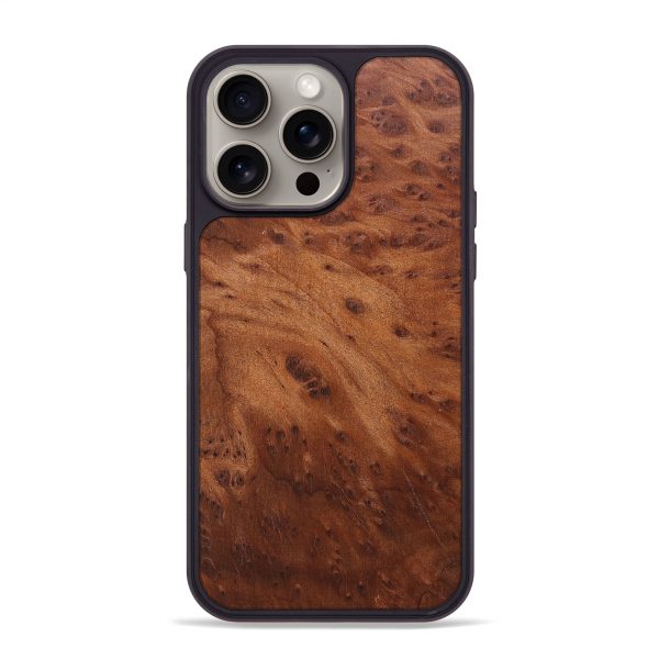 iPhone 15 Pro Max Burl Wood Phone Case - Luciana (Wood Burl, 660985) Hot on Sale