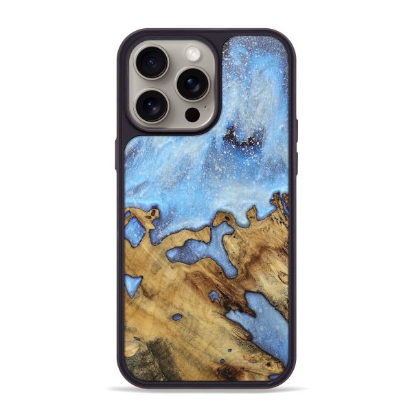 iPhone 15 Pro Max Wood+Resin Phone Case - Raelyn (Cosmos, 665996) Online