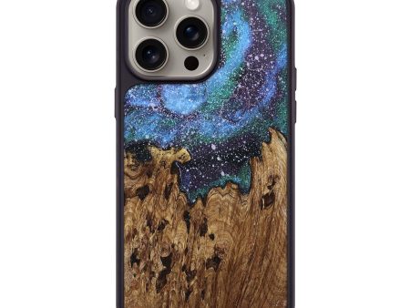 iPhone 15 Pro Max Wood+Resin Phone Case - Lillian (Cosmos, 665012) Online