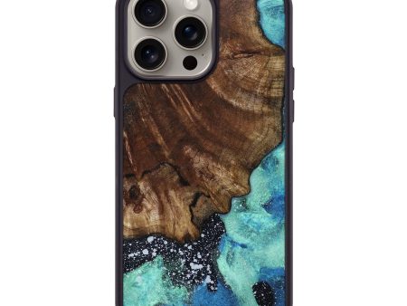 iPhone 15 Pro Max Wood+Resin Phone Case - Jonah (Cosmos, 664257) on Sale