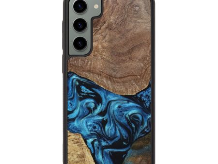 Galaxy S23 Plus Wood+Resin Phone Case - Eddie (Mosaic, 664941) For Cheap