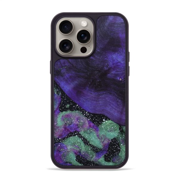 iPhone 15 Pro Max Wood+Resin Phone Case - Lee (Cosmos, 663817) For Discount