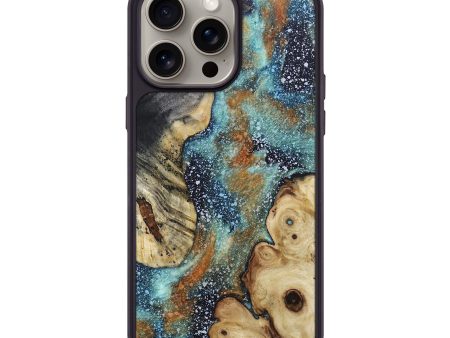 iPhone 15 Pro Max Wood+Resin Phone Case - Barrett (Cosmos, 665512) For Cheap