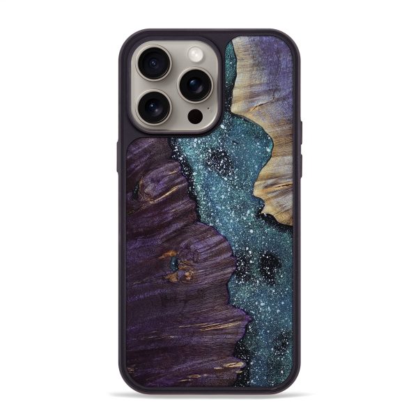 iPhone 15 Pro Max Wood+Resin Phone Case - Agnes (Cosmos, 661623) Discount