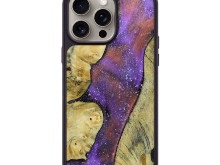 iPhone 15 Pro Max Wood+Resin Phone Case - Naomi (Cosmos, 664250) Sale