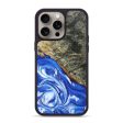 iPhone 15 Pro Max Wood+Resin Phone Case - Chase (Blue, 662206) Fashion