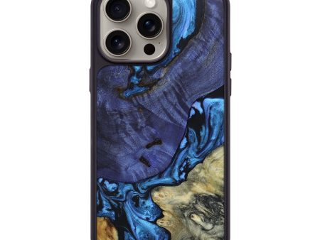 iPhone 15 Pro Max Wood+Resin Phone Case - Cameron (Mosaic, 661075) Online now