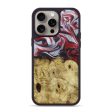 iPhone 15 Pro Max Wood+Resin Phone Case - Miguel (Red, 663650) Online Hot Sale