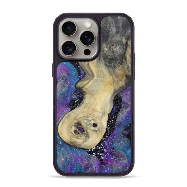 iPhone 15 Pro Max Wood+Resin Phone Case - Faye (Cosmos, 666050) Online Sale