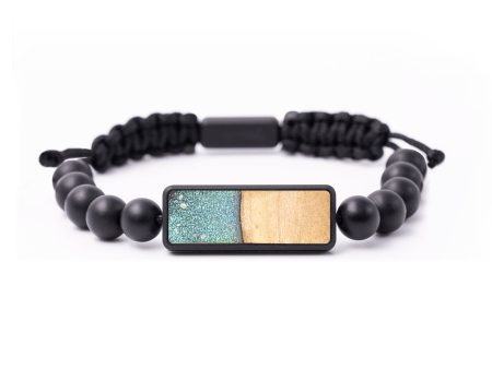 Onyx Bead ResinArt Bracelet - Sammy (Cosmos, 664433) Fashion