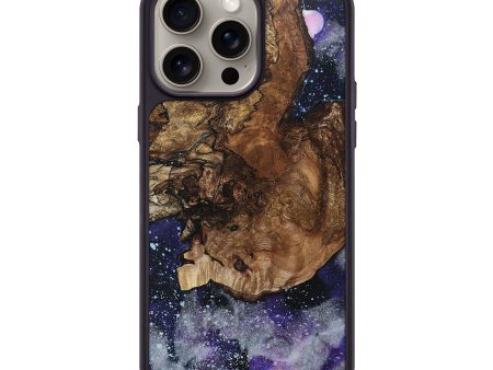 iPhone 15 Pro Max Wood+Resin Phone Case - Lucile (Cosmos, 664651) Discount