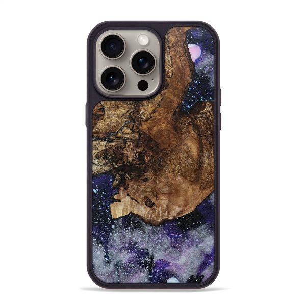 iPhone 15 Pro Max Wood+Resin Phone Case - Lucile (Cosmos, 664651) Discount