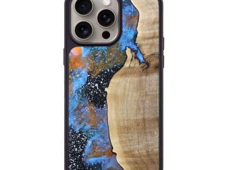 iPhone 15 Pro Max Wood+Resin Phone Case - Edward (Cosmos, 665592) Online