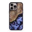 iPhone 15 Pro Max Wood+Resin Phone Case - Nayeli (Purple, 664748) Fashion