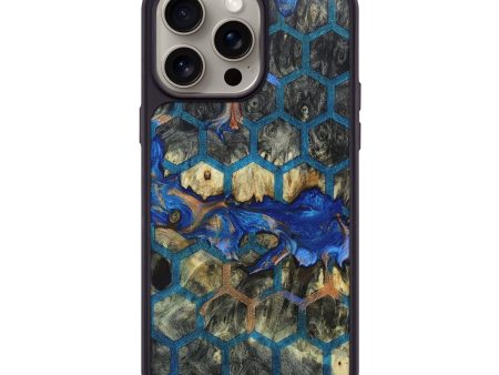 iPhone 15 Pro Max Wood+Resin Phone Case - Ericka (Pattern, 661820) Online now