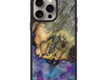 iPhone 15 Pro Max Wood+Resin Phone Case - Jacquelyn (Cosmos, 666049) Online Sale